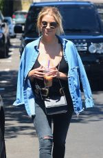 ASHLEY BENSON Out and About in West Hollywood 07/19/2016