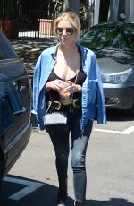 ASHLEY BENSON Out and About in West Hollywood 07/19/2016