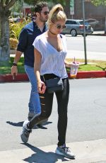 ASHLEY BENSON Out and About in West Hollywood 07/21/2016