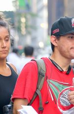 ASHLEY TISDALE Out and About in New York 07/27/2016
