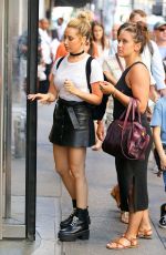 ASHLEY TISDALE Out and About in New York 07/27/2016