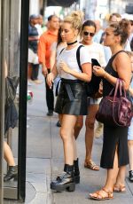 ASHLEY TISDALE Out and About in New York 07/27/2016