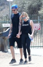 ASHLEY TISDALE Out Hikkng at Runyon Canyon in Los Angeles 07/30/2016