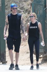 ASHLEY TISDALE Out Hikkng at Runyon Canyon in Los Angeles 07/30/2016