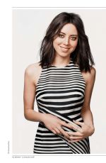 AUBREY PLAZA in Io Donna Del Corriere Della Sera