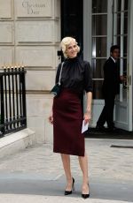 AYMELINE VALADE at Christian Dior Haute Couture Fall/Winter 2016/2017 Show in Paris 07/04/2016