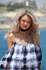 BECCA DUDLEY on the Set for a MTV Photocall 06/28/2016