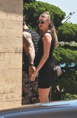 BEHATI PRINSLOO and Adam Levine at Nobu Restaurant in Los Angeles 07/02/2016