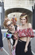 BELLA and DANI THORNE Out in Rome 07/09/2016