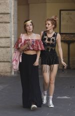 BELLA and DANI THORNE Out in Rome 07/09/2016