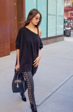 BELLA HADDID Leaves Gigi