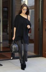 BELLA HADDID Leaves Gigi