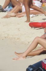 BELLA HADID in Bikini at a Beach in St. Barts 07/17/2016