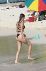 BELLA HADID in Bikini at a Beach in St. Barts 07/17/2016