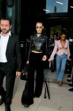 BELLA HADID Leaves Alexandre Vauthier Fashion Show in Paris 07/06/2016