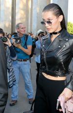 BELLA HADID Leaves Alexandre Vauthier Fashion Show in Paris 07/06/2016