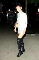BELLA HADID Leaves Mr Chows in New York 06/30/2016