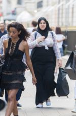 BELLA HADID Out and About in Paris 07/08/2016