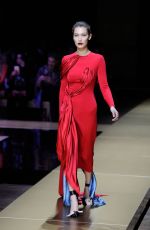 BELLA HADID Walks the Runway at Atelier Versace Fashion Show in Paris 07/03/2016