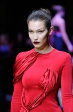 BELLA HADID Walks the Runway at Atelier Versace Fashion Show in Paris 07/03/2016