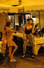BELLA THORNE Night Out in Rome 07/08/2016