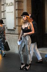 BELLA THORNE Night Out in Rome 07/08/2016