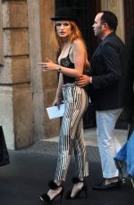 BELLA THORNE Night Out in Rome 07/08/2016
