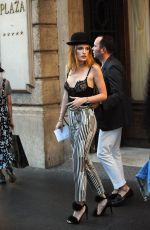 BELLA THORNE Night Out in Rome 07/08/2016