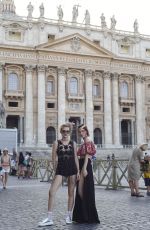 BELLA THORNE Out and About in Rome 07/09/2016