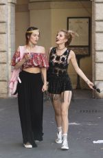 BELLA THORNE Out and About in Rome 07/09/2016