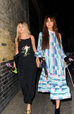 BETTY BACHZ and KARA ROSE MARSHALL Leaves Orangina Shake La Vie Launch Party in London 07/27/2016