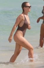 BIANCA ELOUISE in Swimsuit at a Beach in Miami 07/16/2016