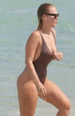 BIANCA ELOUISE in Swimsuit at a Beach in Miami 07/16/2016