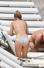 BILLIE FAIERS, CHLOE LEWIS, DANIELLE ARMSTRONG and LYDIA BRIGHT in Bikinis at a Pool in Magaluf 07/04/2016