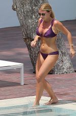 BILLIE FAIERS, CHLOE LEWIS, DANIELLE ARMSTRONG and LYDIA BRIGHT in Bikinis at a Pool in Magaluf 07/04/2016