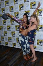 BILLIE LOURD and KEKE PALMER at Scream Queens Press Line at Comic-con in San Diego 07/22/2016