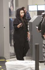 BLAC CHYNA at LAX Airport in Los Angeles 07/02/2016
