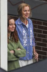 BRIE LARSON and NAOMI WATTS on the Set of 