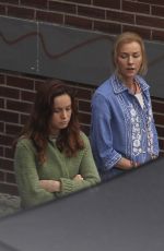 BRIE LARSON and NAOMI WATTS on the Set of 