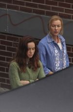 BRIE LARSON and NAOMI WATTS on the Set of 