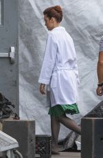 BRIE LARSON on the Set of 