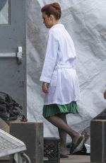 BRIE LARSON on the Set of 