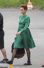 BRIE LARSON on the Set of 
