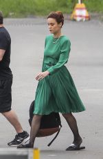 BRIE LARSON on the Set of 