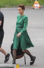 BRIE LARSON on the Set of 