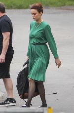BRIE LARSON on the Set of 