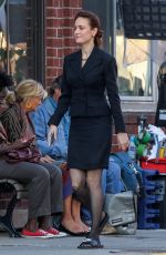 BRIE LARSON on the Set of 