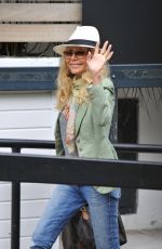 BRITT EKLAND Leaves ITV Studios in London 07/21/2016