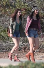 BRITT ROBERTSON on the Set of 