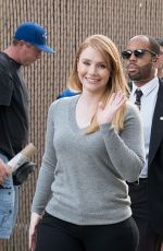 BRYCE DALLAS HOWARD Arrives at Jimmy Kimmel Live in Los Angeles 07/25/2016